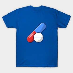 Tablet and Capsule Medicine T-Shirt